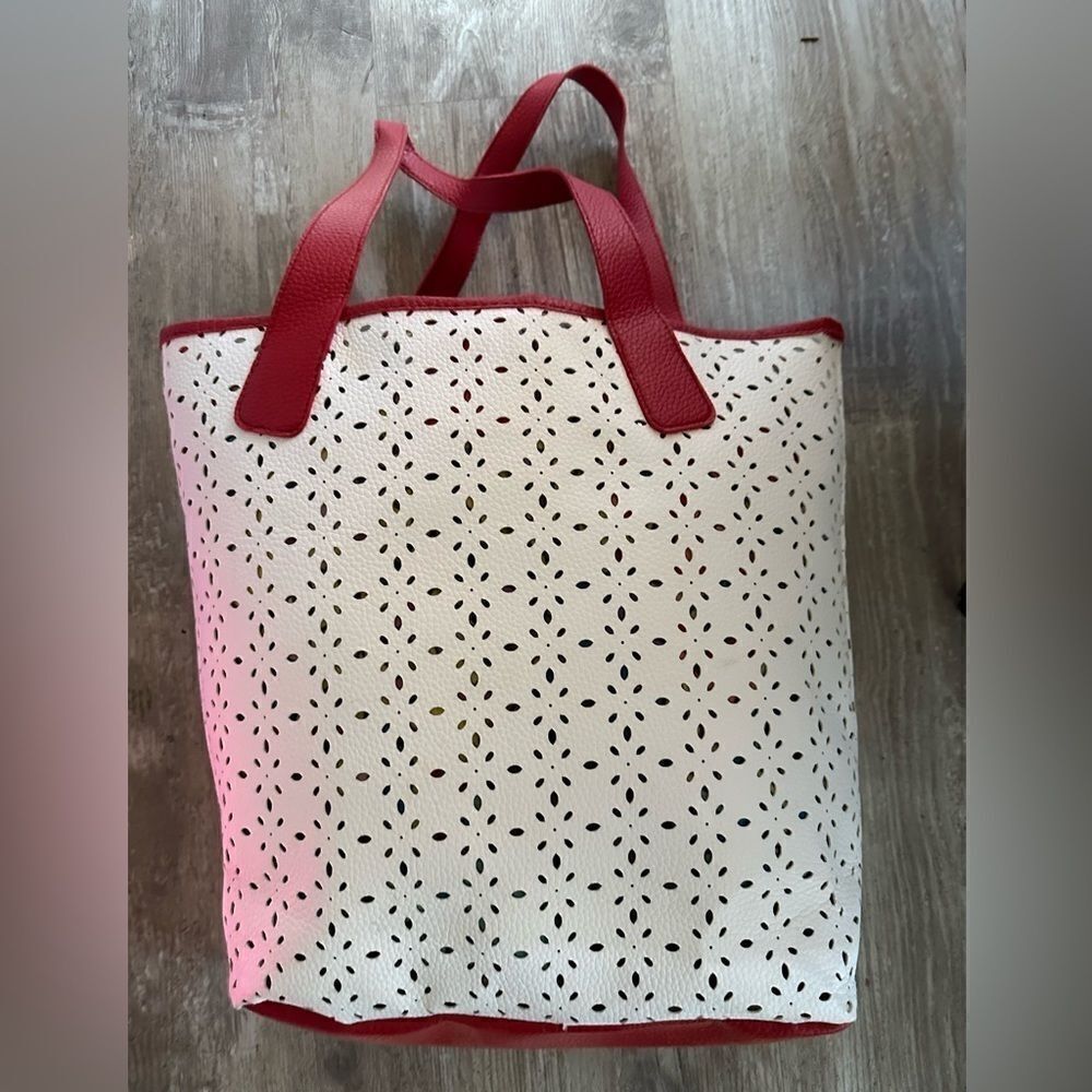 SAKS FIFTH AVE laser etched TOTEBAG